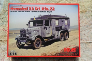 ICM 35467 Henschel 33 D1 Kfz.72 WWII German Radio Communication